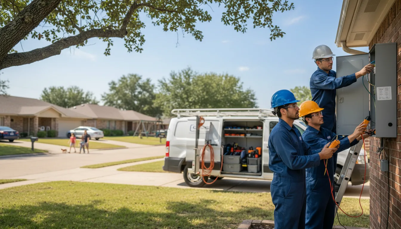 Certified electrician providing emergency electrical services in Russellville, AR